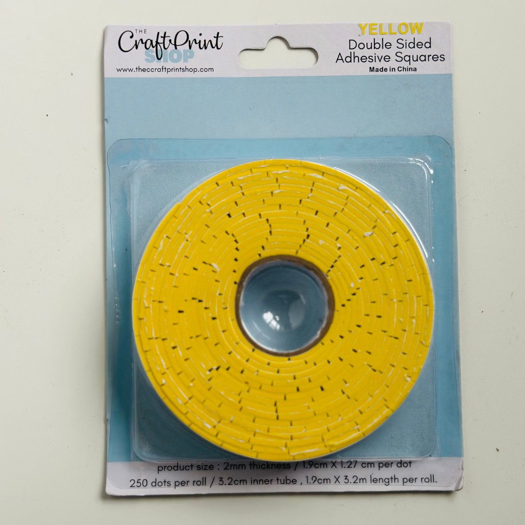 Yellow Adhesive Squares