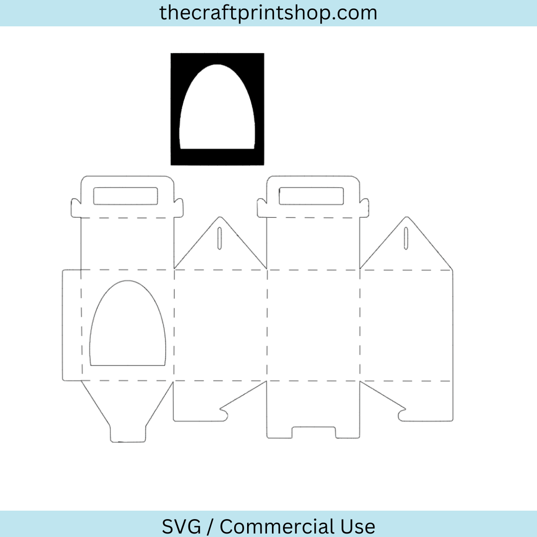 Window Treat Box, treat box svg