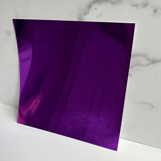 Purple Metallic Card Stock - SINGLE SHEET