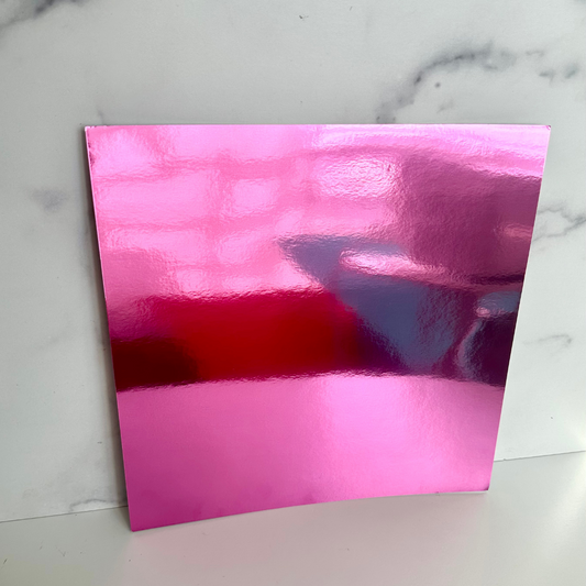 Light Pink  Metallic Card Stock - 10 Pack 12/12