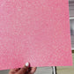 Hot Pink Glitter Card Stock - SINGLE SHEET